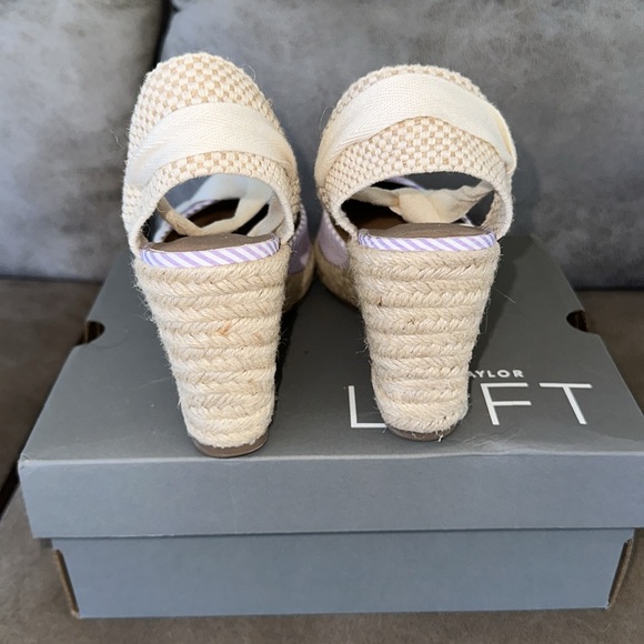 Seersucker espadrilles wedges - Picture 5 of 7